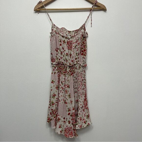 Zara Patchwork Print Short Jumpsuit Size XS - Picture 5 of 9